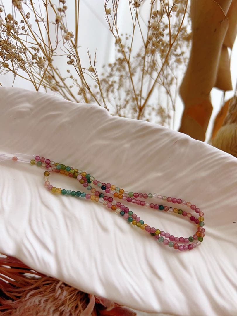 トルマリン　マルチ　2.5mm パワーストーン　天然石