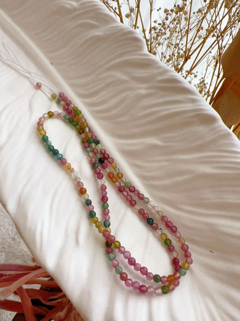 トルマリン　マルチ　2.5mm パワーストーン　天然石