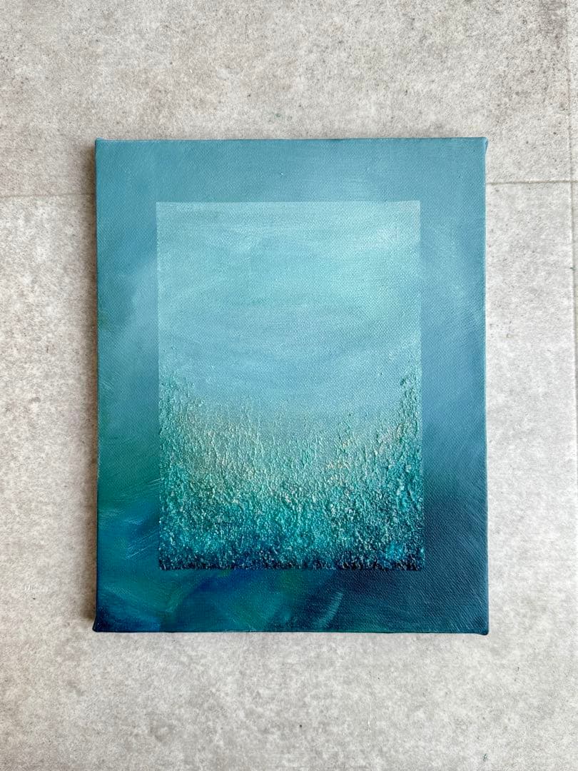 お取り置きアクリル画テクスチャーアートno.8.38抽象画キャンバスアートパネル