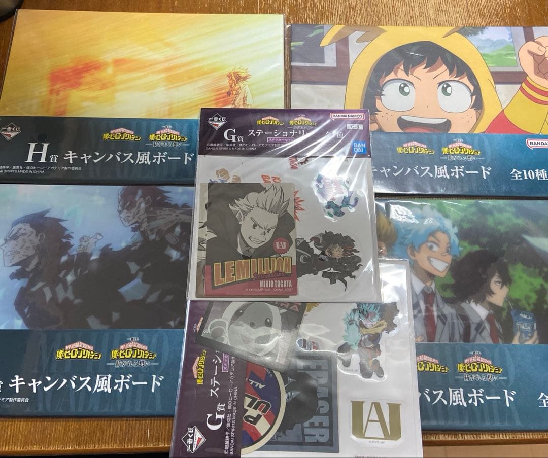 ヒロアカ　一番くじ　D賞　爆豪勝己　フィギュア　H賞　デク　その他　G賞