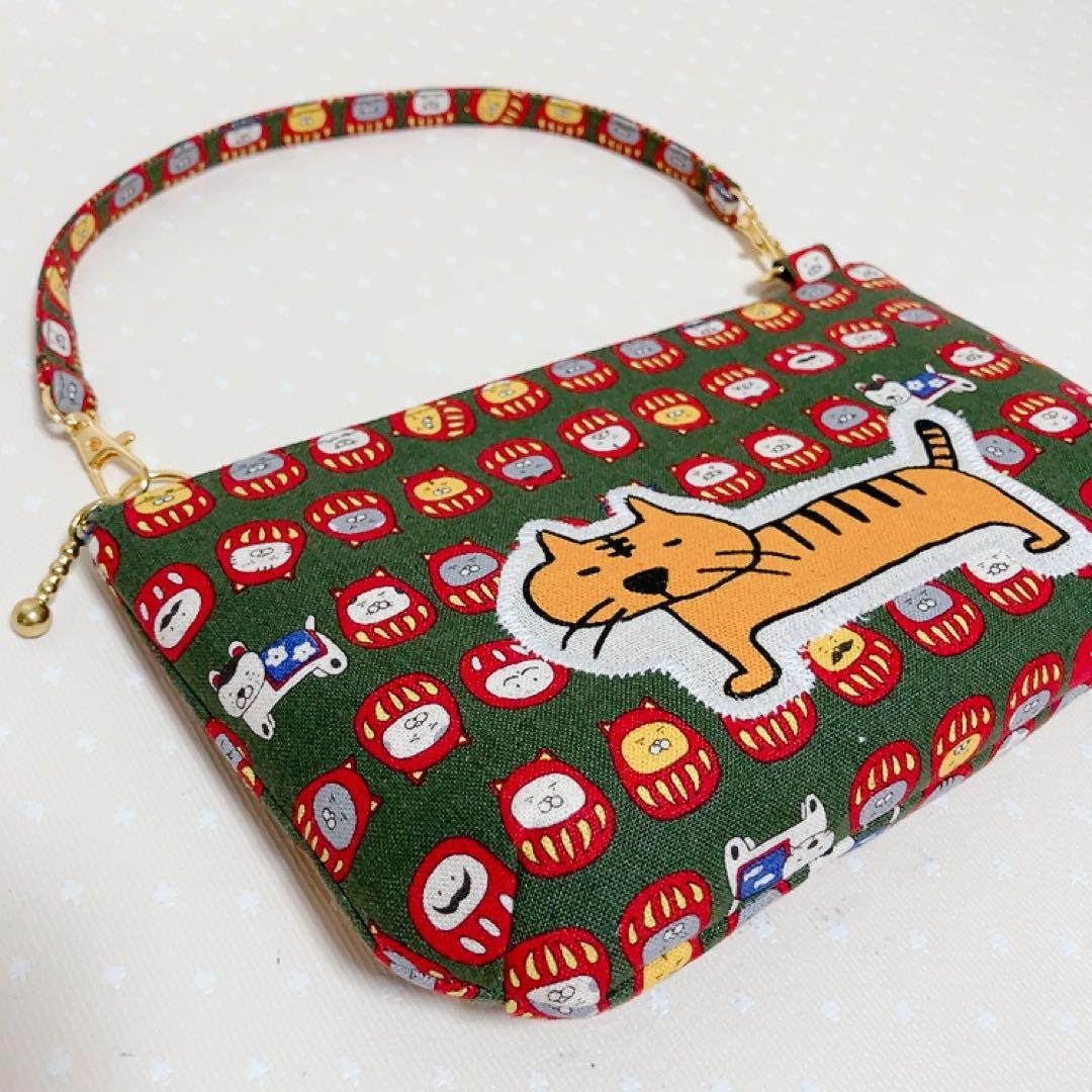 猫Love。 リュック型お着替え袋 巾着トートバッグ パッチワーク