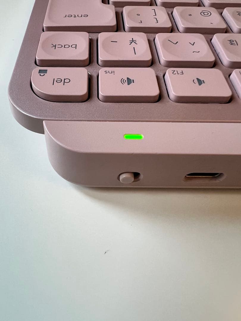 【中古美品】Logicool MX Keys Mini ローズ