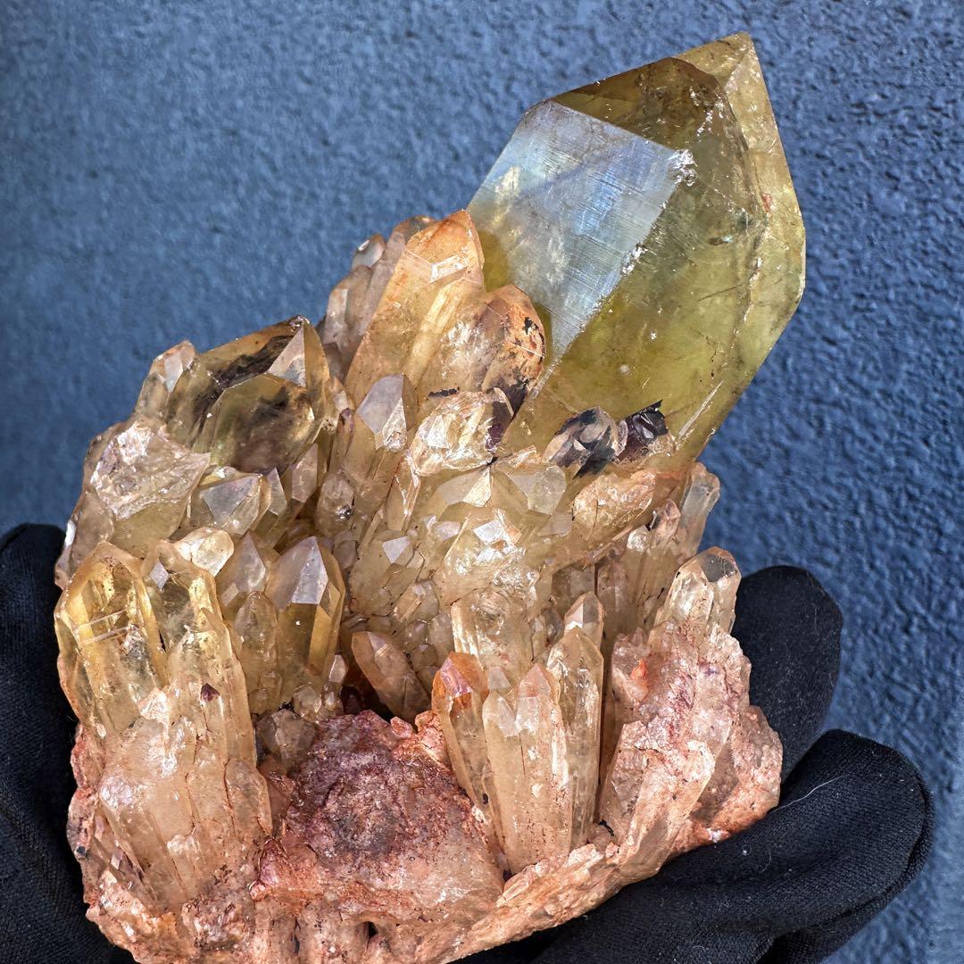 【金運】爆アレ❗️レインボー☆ファントム シトリン スピリットクォーツA1586