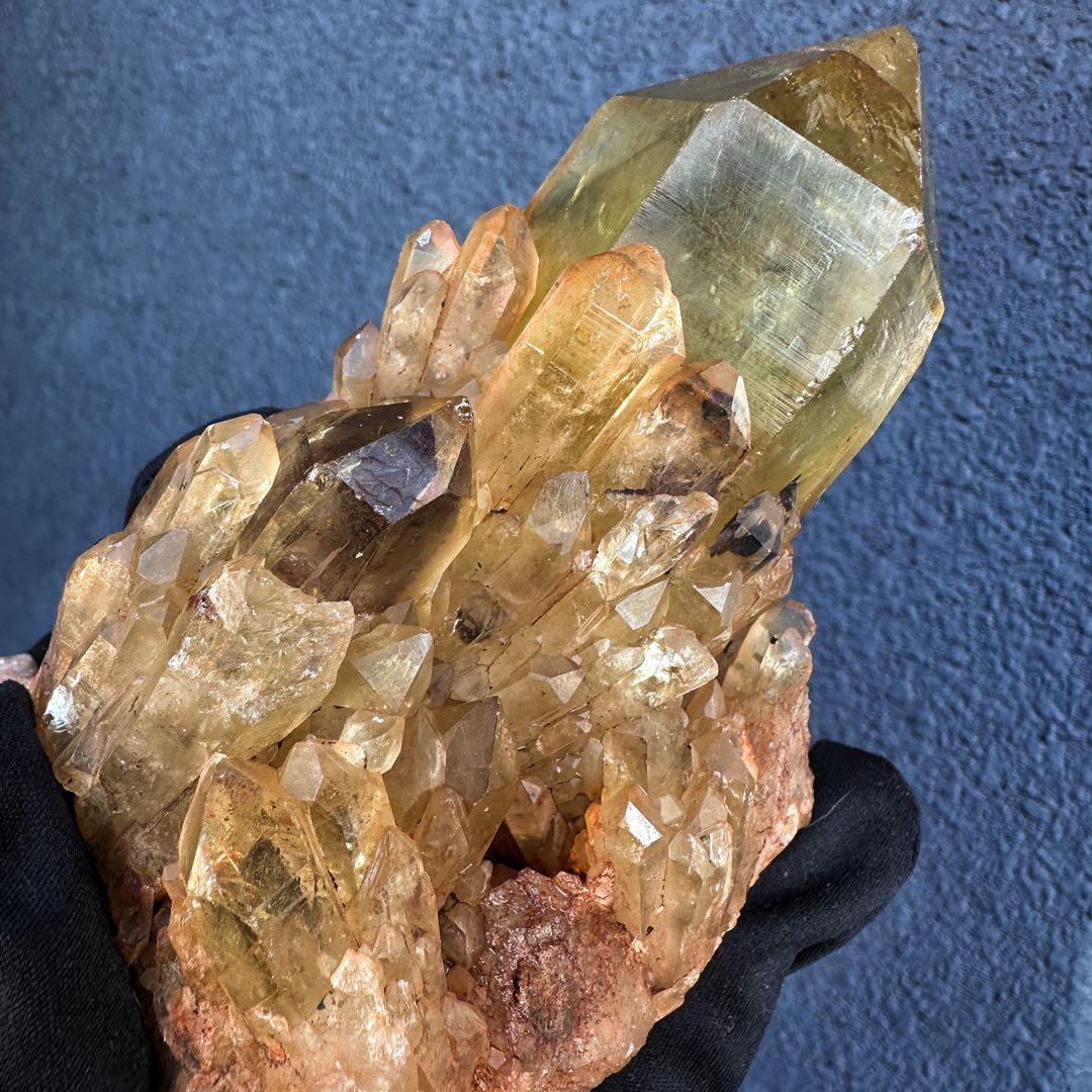 【金運】爆アレ❗️レインボー☆ファントム シトリン スピリットクォーツA1586