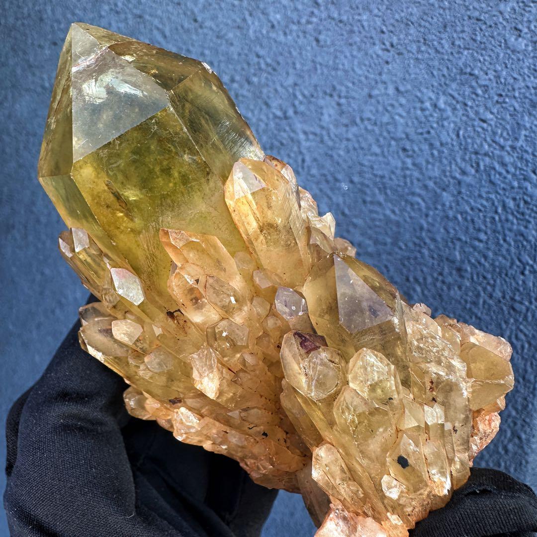 【金運】爆アレ❗️レインボー☆ファントム シトリン スピリットクォーツA1586