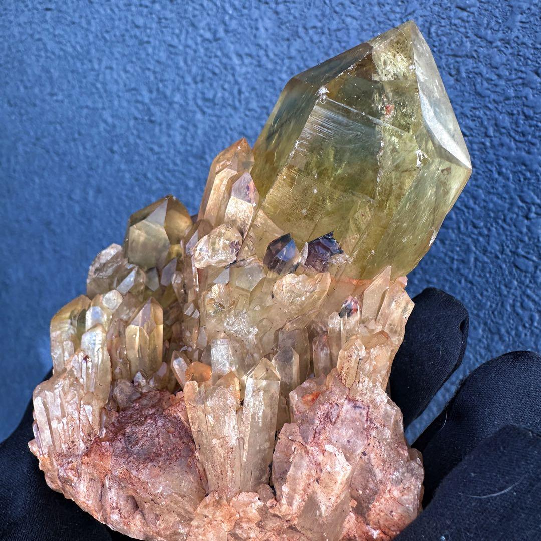 【金運】爆アレ❗️レインボー☆ファントム シトリン スピリットクォーツA1586