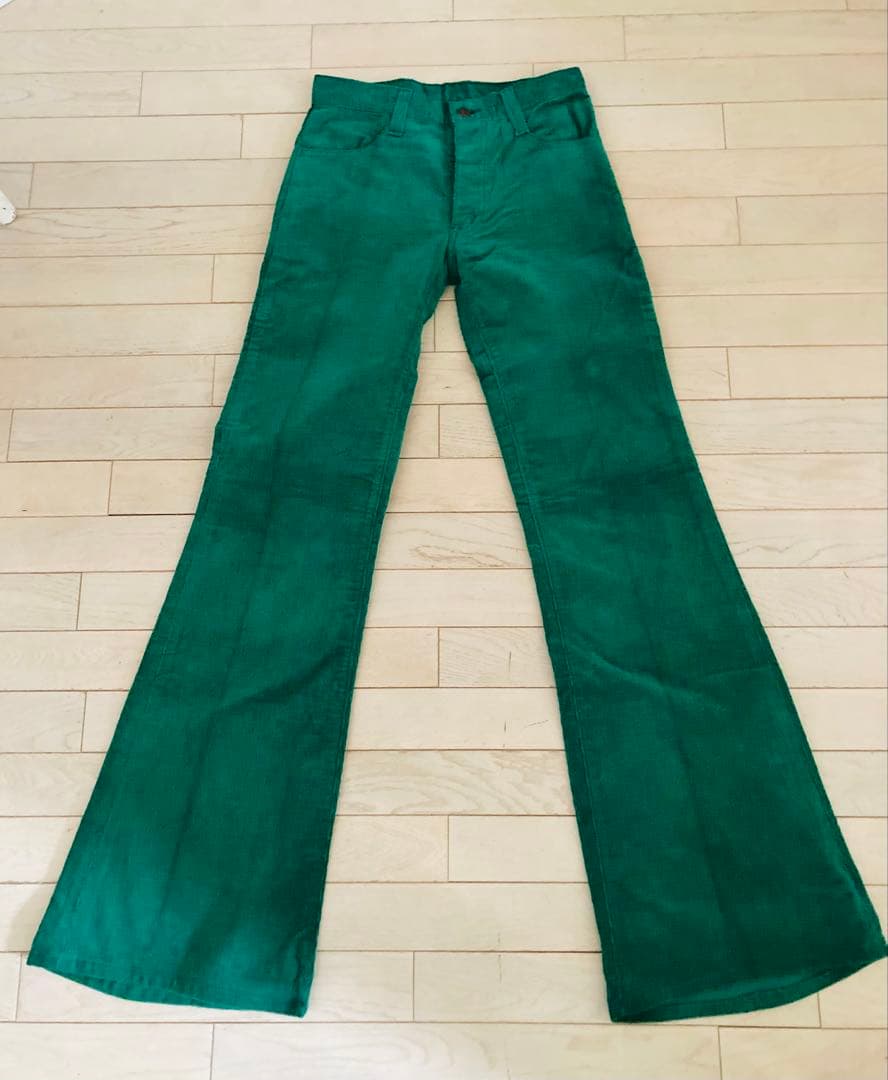 1972★CANTON X-WESTコーデュロイフレアパンツ★28inc★激レア