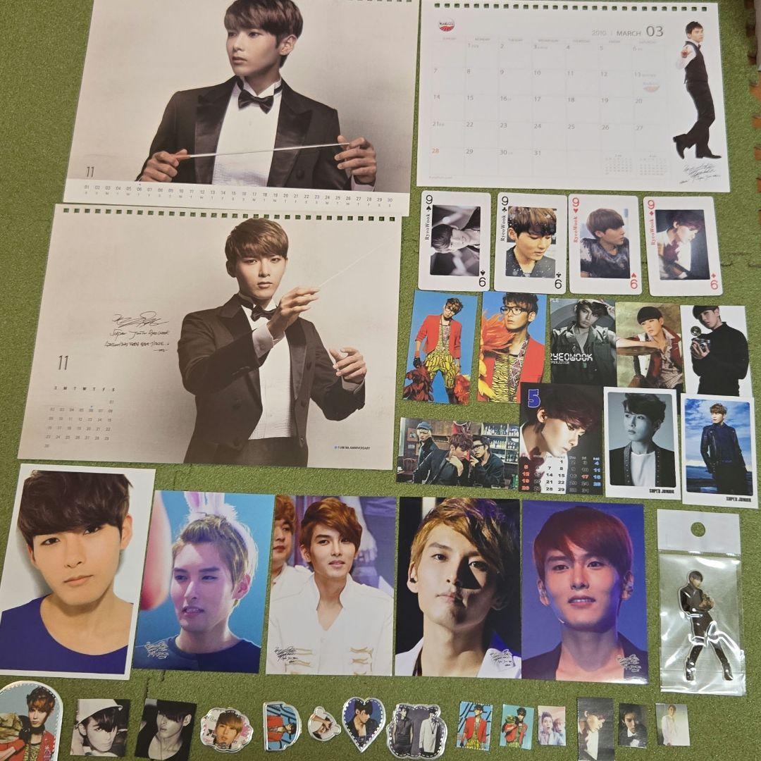 SUPER JUNIOR リョウク メモカ 落下物 トレカ ガチャ シール70点