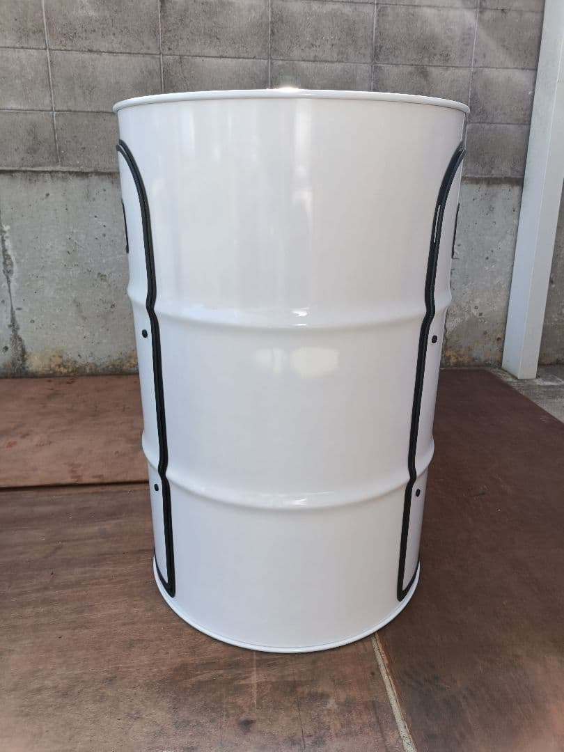 受注生産品ドラム缶テーブル＆チェア‼️【ホワイト】
