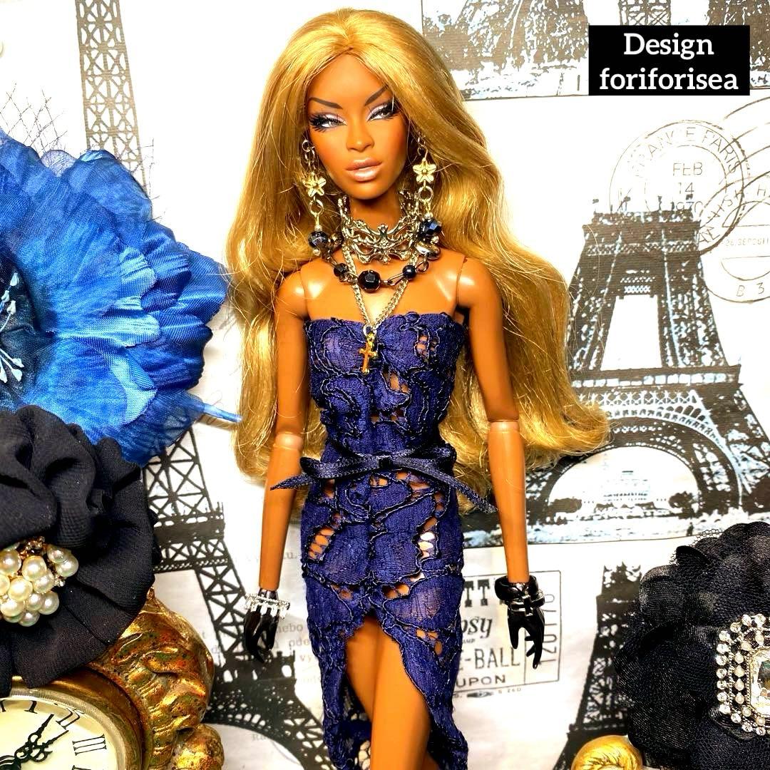 luxury elegance long dress♡accessory♡