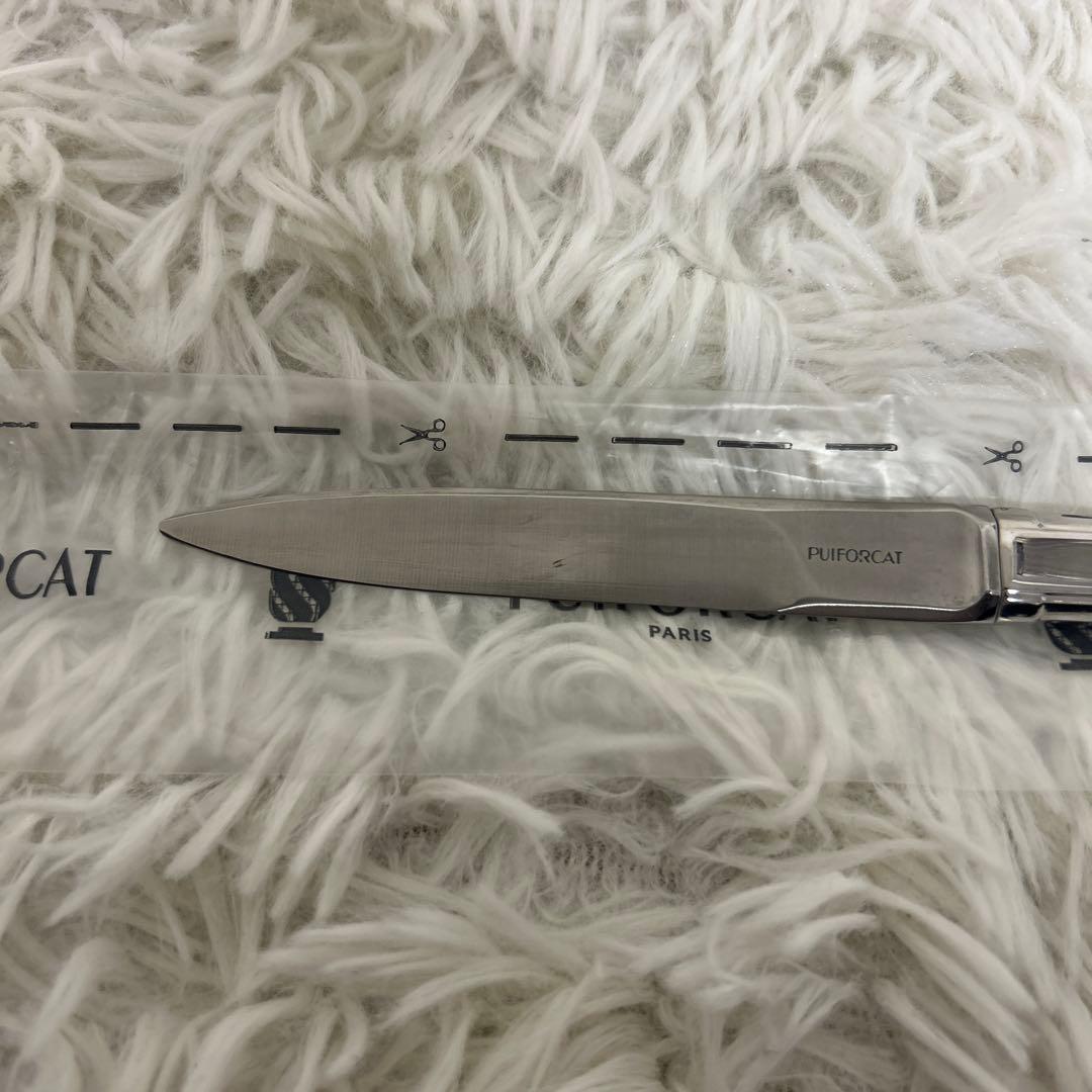 PUIFORCAT dessert knife シルバー　デザートナイフ