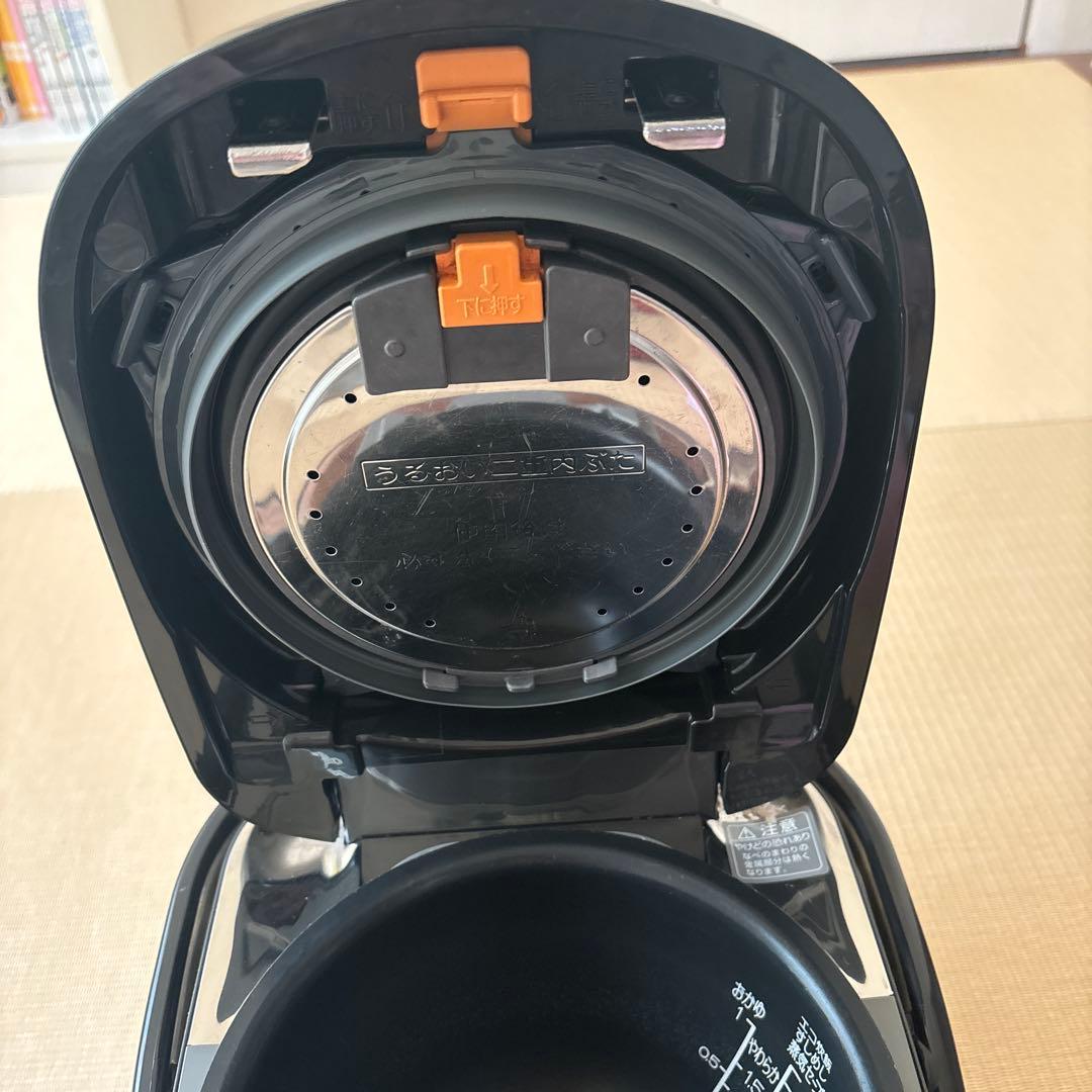 象印 炊飯器3.5合 圧力IH式 極め羽釜 ブラックNP-QT06 2017年製