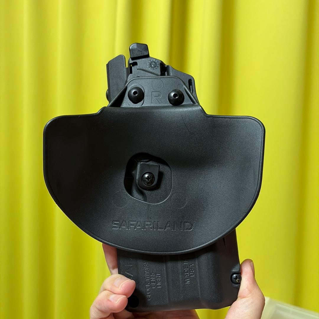 サファリランド グロック19 ALSホルスター ブラック　右利き用