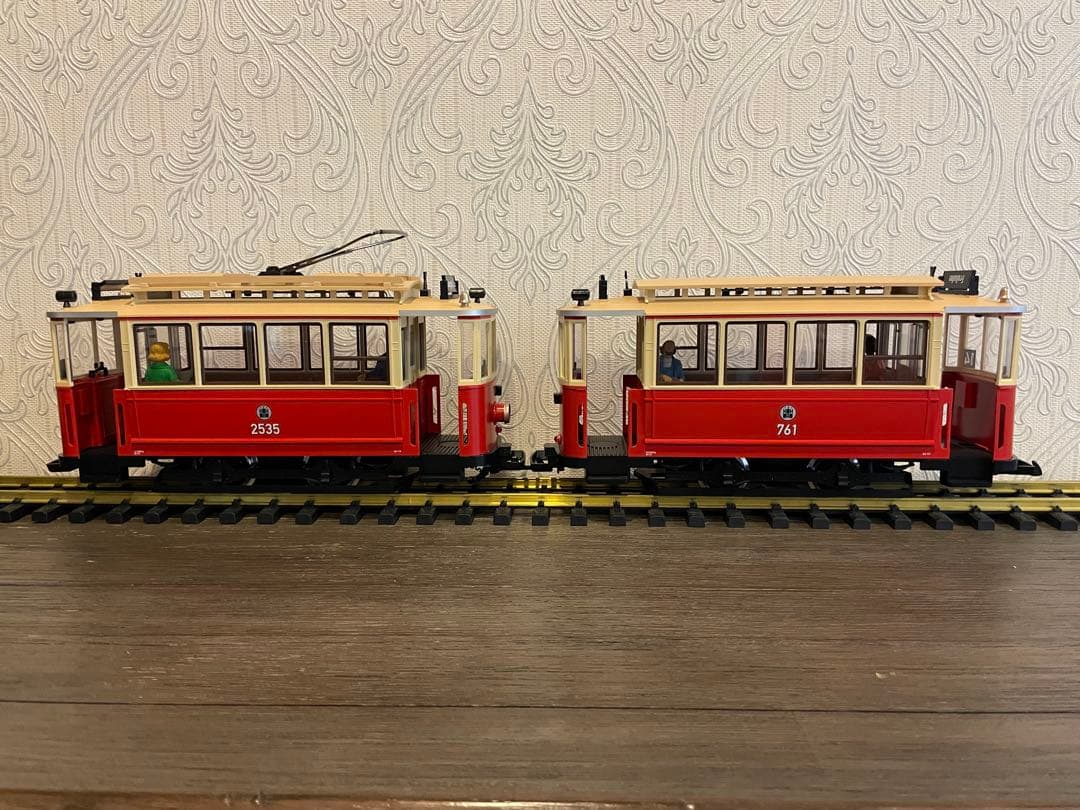 Gゲージ　LGB ハンブルグ路面電車2両セット