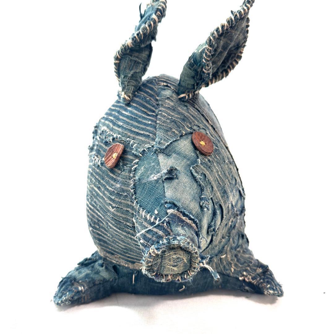 古生地 豚の置物 アンティーク ビンテージ vintage pig 刺し子