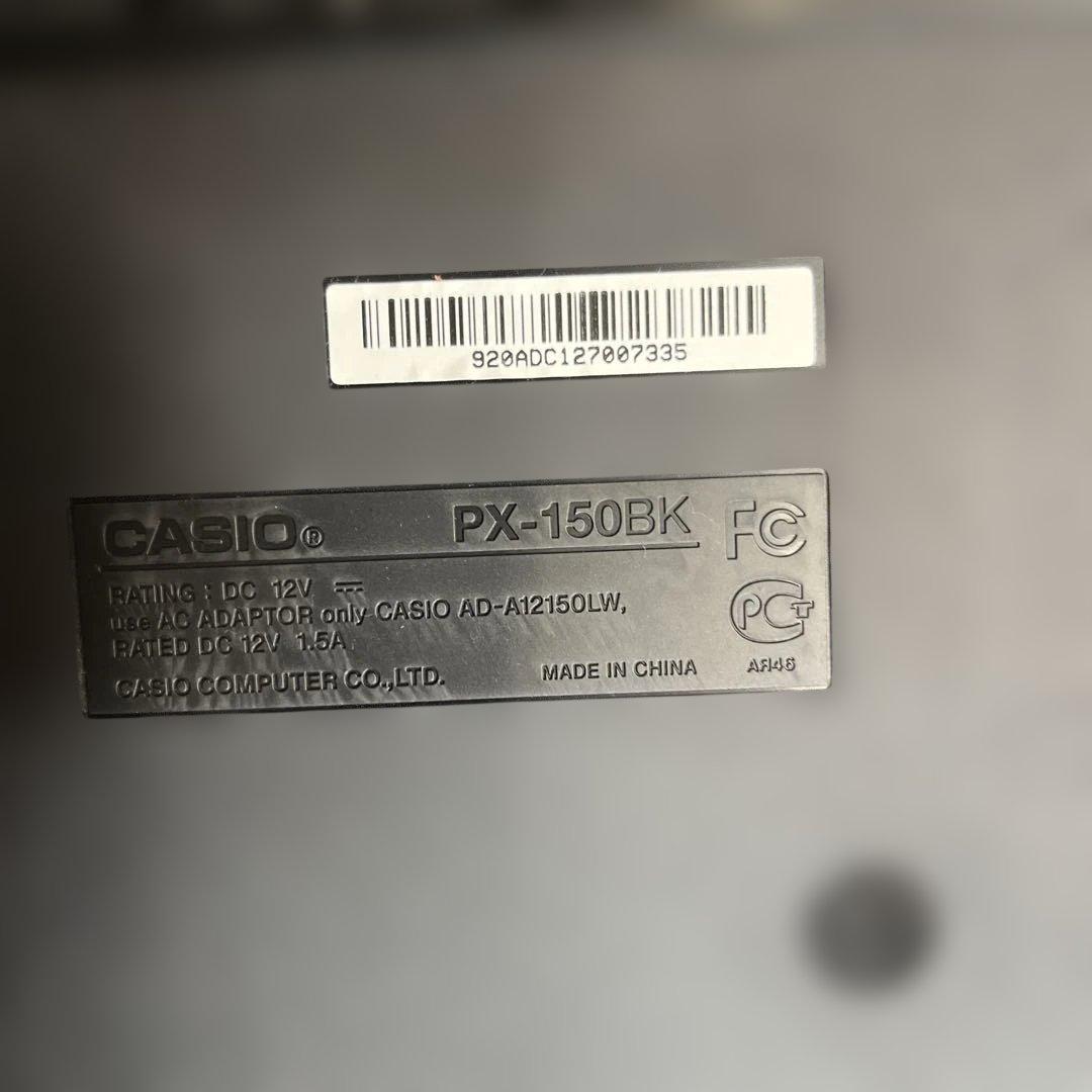 CASIO カシオ 電子ピアノ PRIVIA PX-150BK