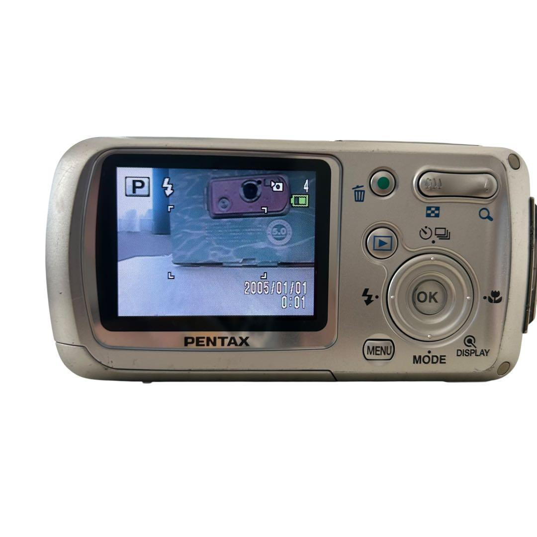 動作確認済み PENTAX Optio WP 防水 コンデジ 付属品完備