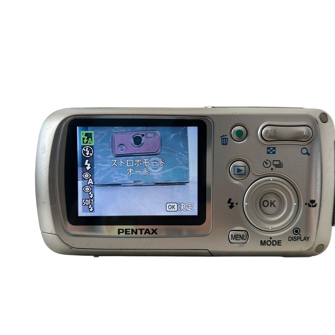 動作確認済み PENTAX Optio WP 防水 コンデジ 付属品完備