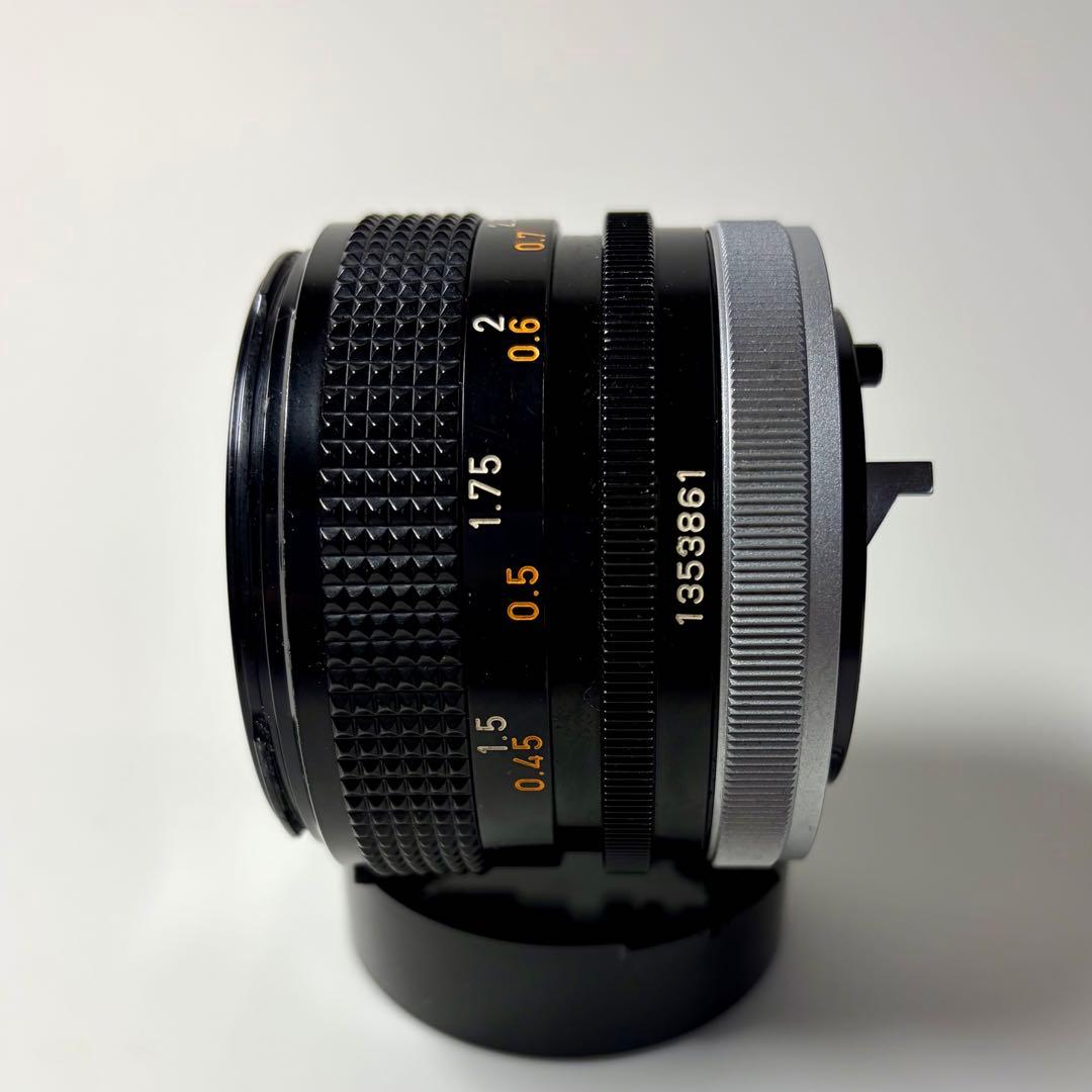 CANON FD 50mm f/1.4 S.S.C. レンズ