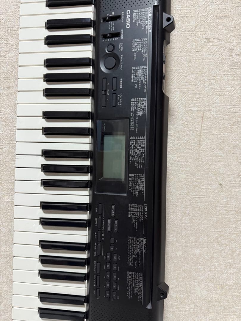 カシオ 電子キーボード CTK-850K 譜面 アダプター付き