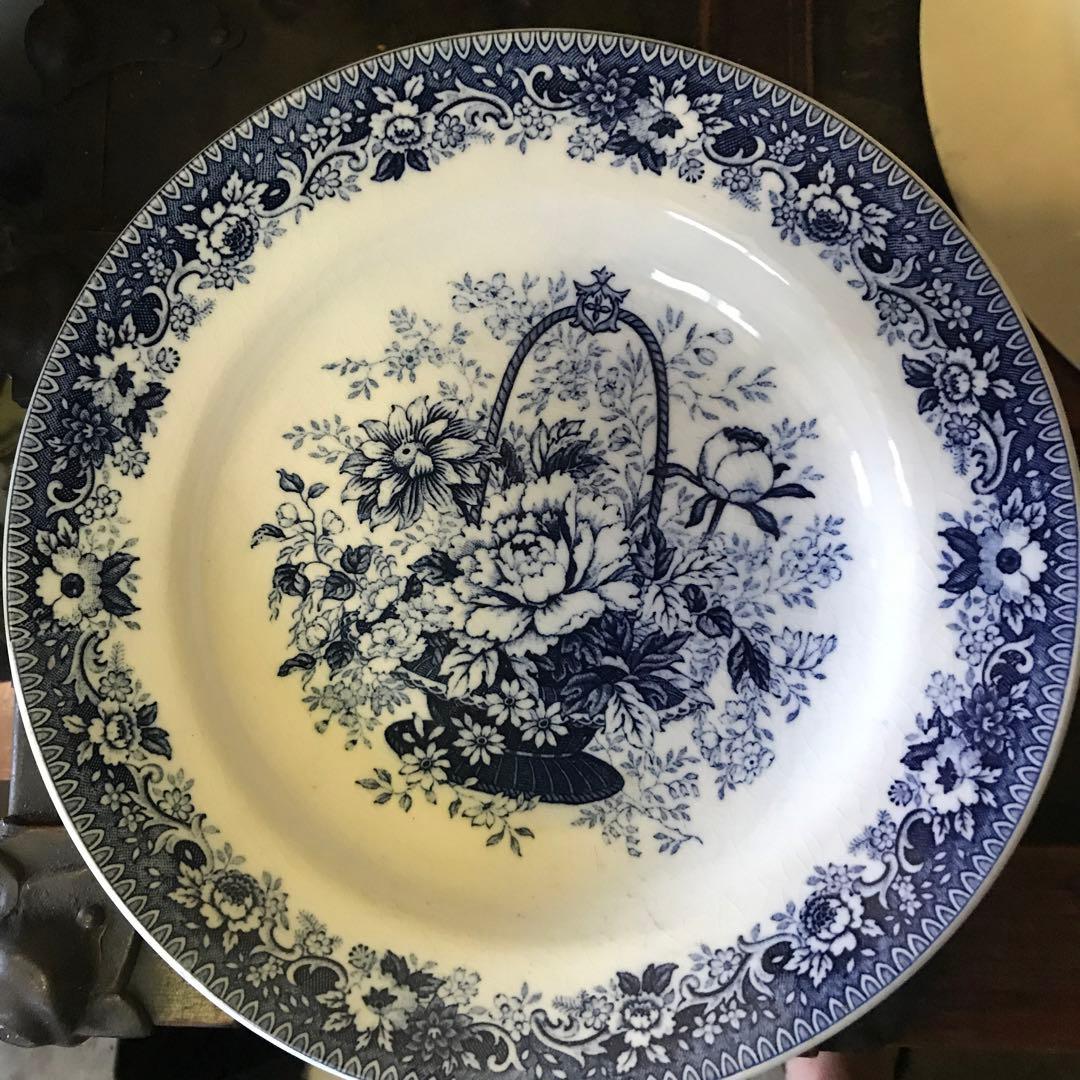 美品　希少　ニッコー　NIKKO　ヴィンテージ　盛り皿　花の絵柄が可愛い　スープ