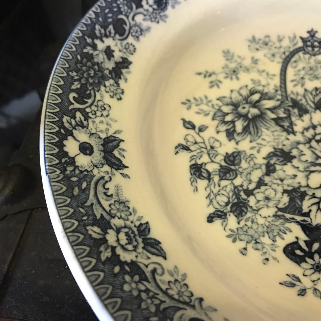 美品　希少　ニッコー　NIKKO　ヴィンテージ　盛り皿　花の絵柄が可愛い　スープ