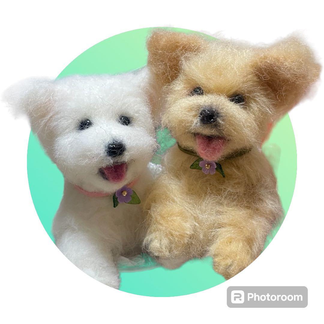 ご確認用 〜rara〜 ヨーキーウエスティ 羊毛フェルト