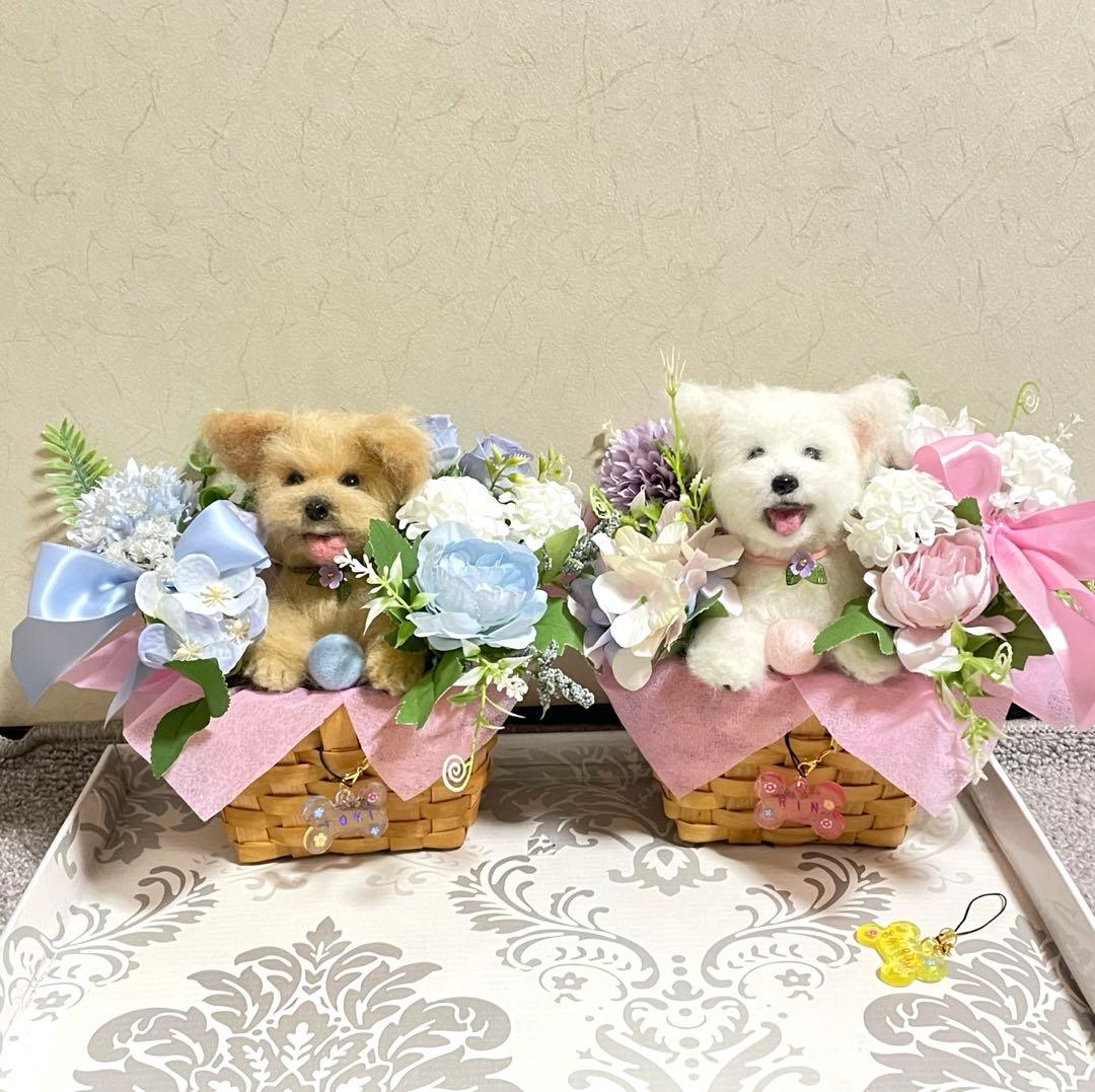 ご確認用 〜rara〜 ヨーキーウエスティ 羊毛フェルト