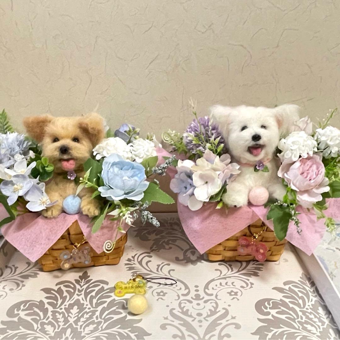 ご確認用 〜rara〜 ヨーキーウエスティ 羊毛フェルト