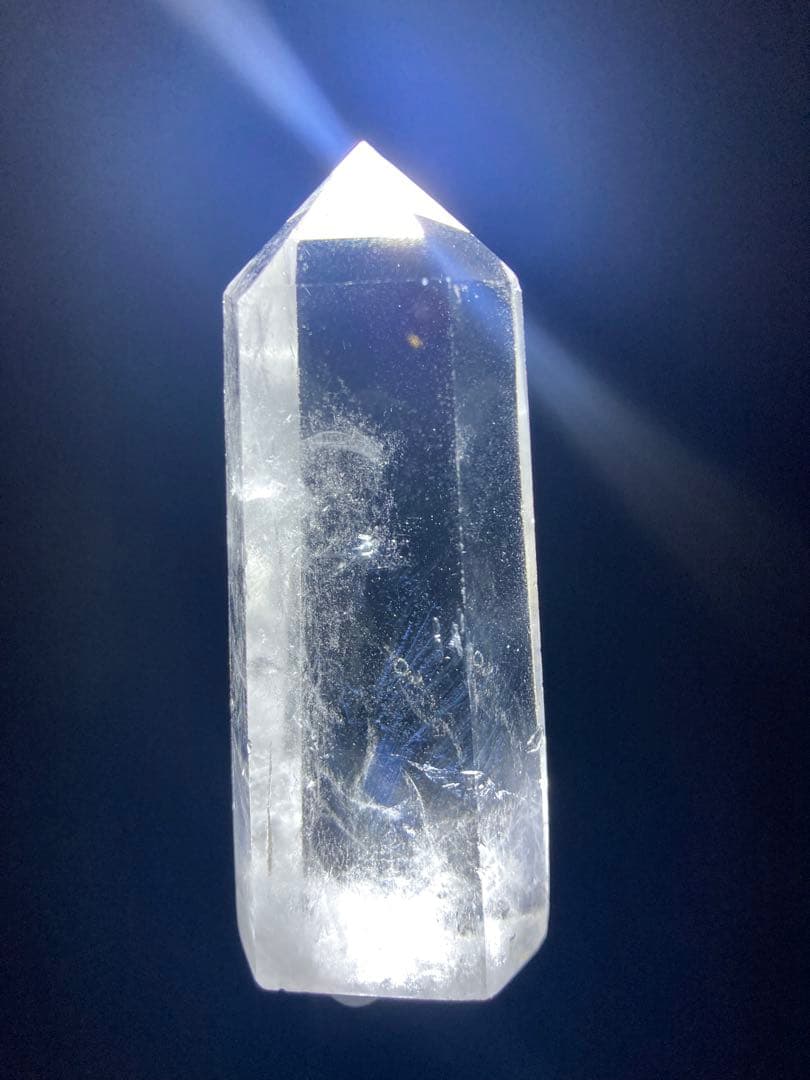 エンジェルラダー　天然水晶ポイント　六角柱　タワー　置物パワーストーン