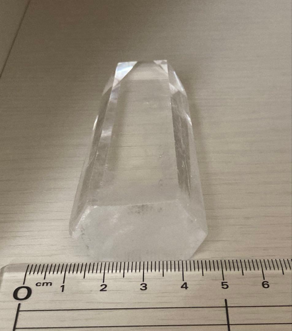 エンジェルラダー　天然水晶ポイント　六角柱　タワー　置物パワーストーン