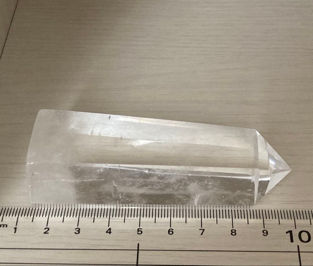 エンジェルラダー　天然水晶ポイント　六角柱　タワー　置物パワーストーン