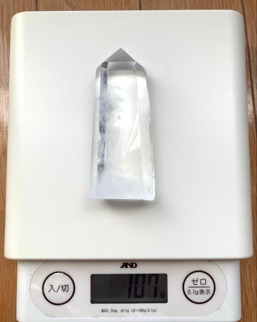 エンジェルラダー　天然水晶ポイント　六角柱　タワー　置物パワーストーン