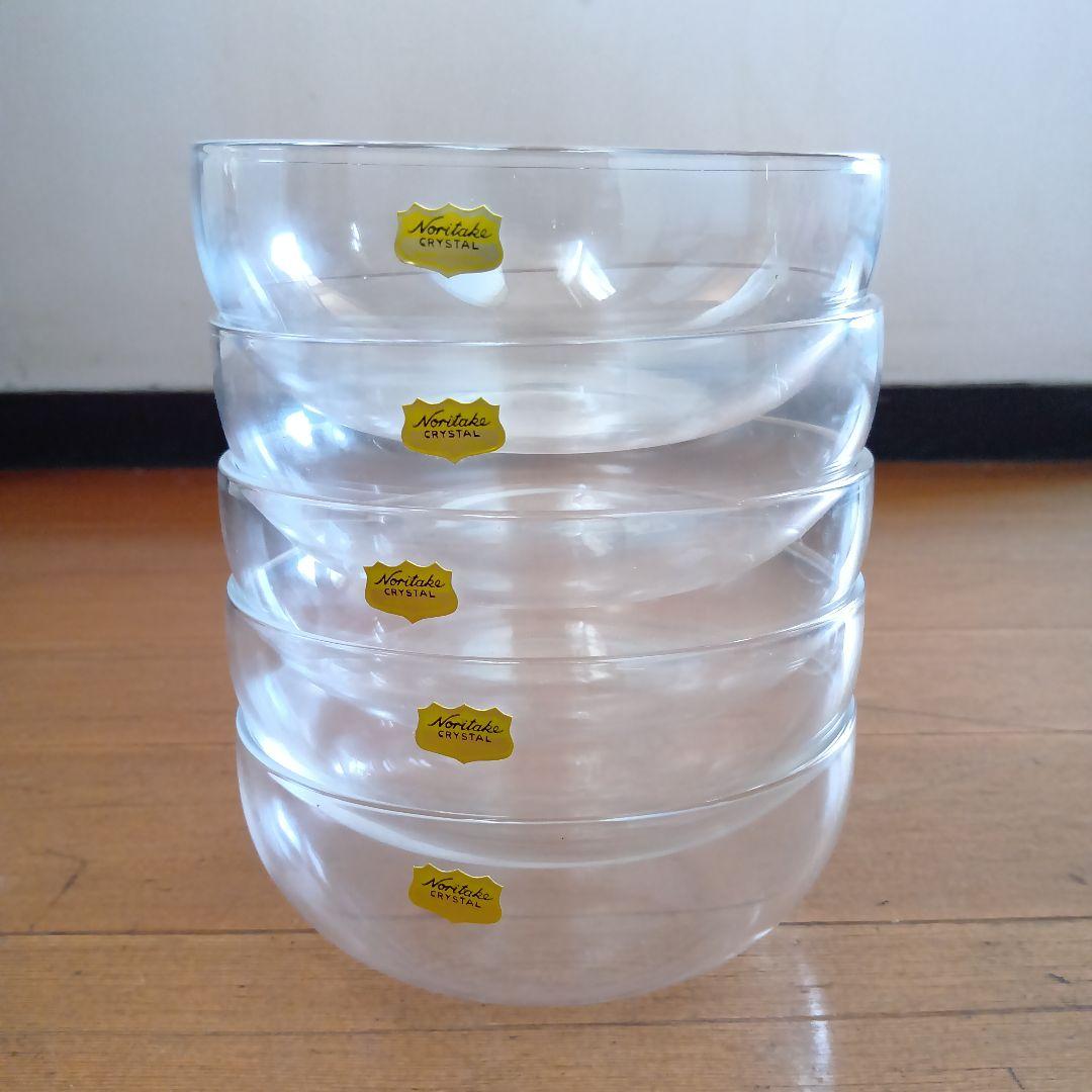 【未使用】ノリタケクリスタル　ガラスボウルとデキャンタのセット