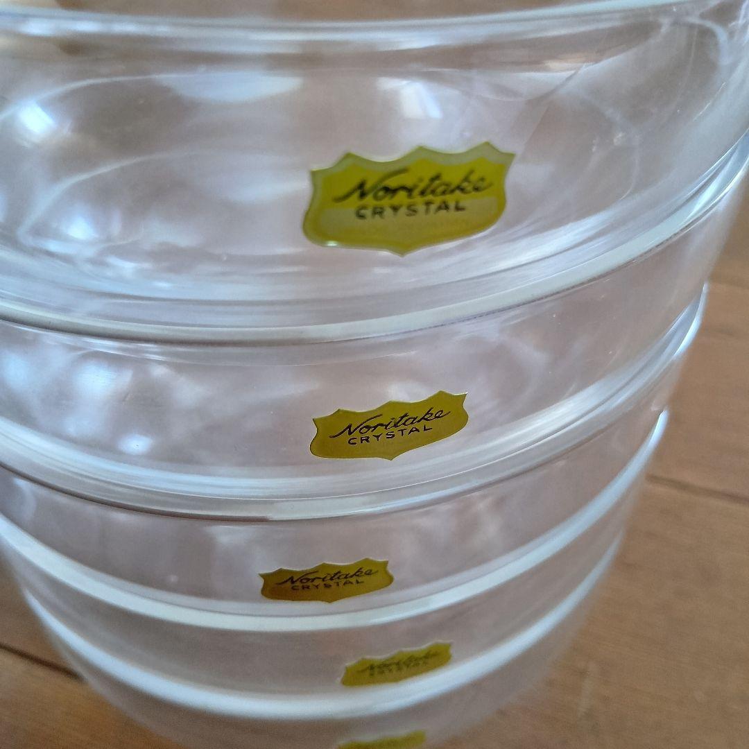 【未使用】ノリタケクリスタル　ガラスボウルとデキャンタのセット