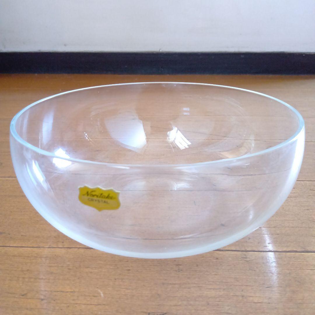【未使用】ノリタケクリスタル　ガラスボウルとデキャンタのセット