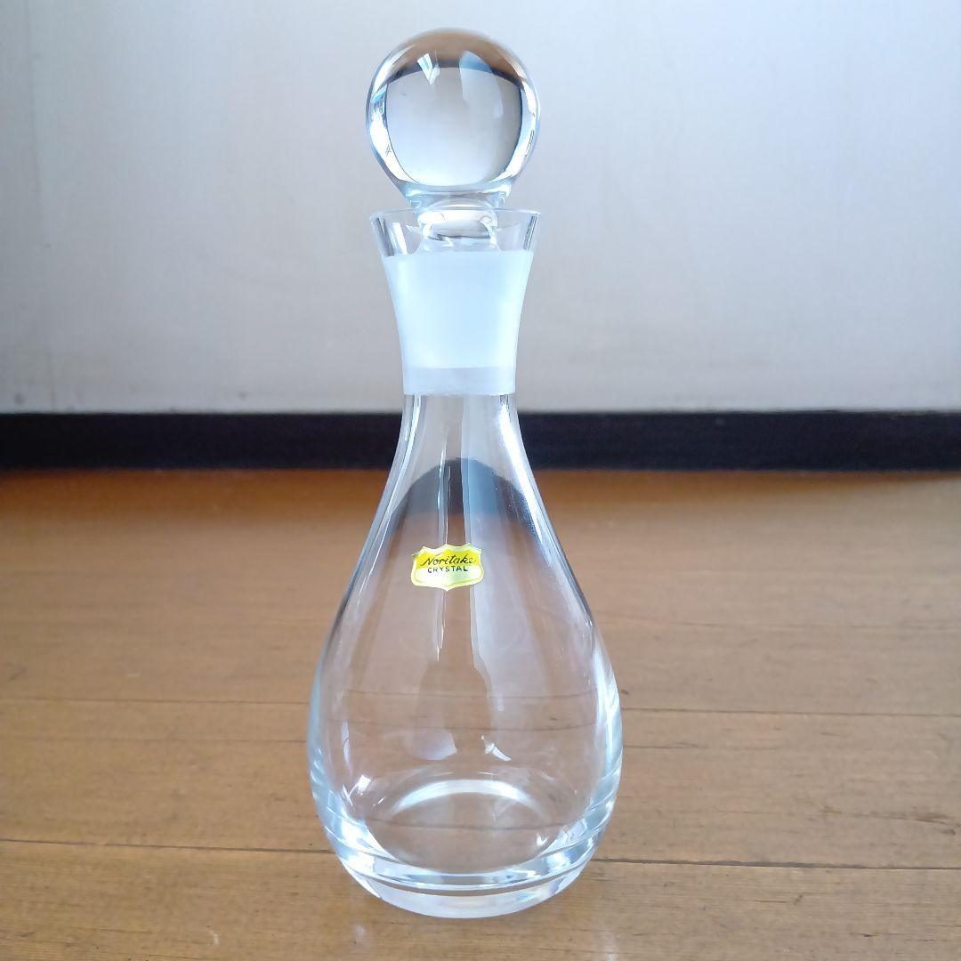 【未使用】ノリタケクリスタル　ガラスボウルとデキャンタのセット