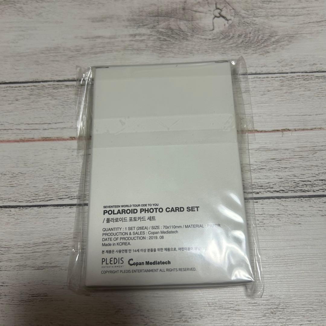 seventeen セブチ ode to you ポラロイドフォトカード