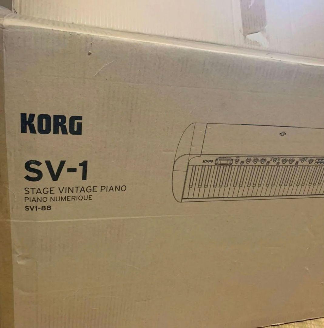 未使用 Korg SV-1 88 Black/Red Reverse Keys