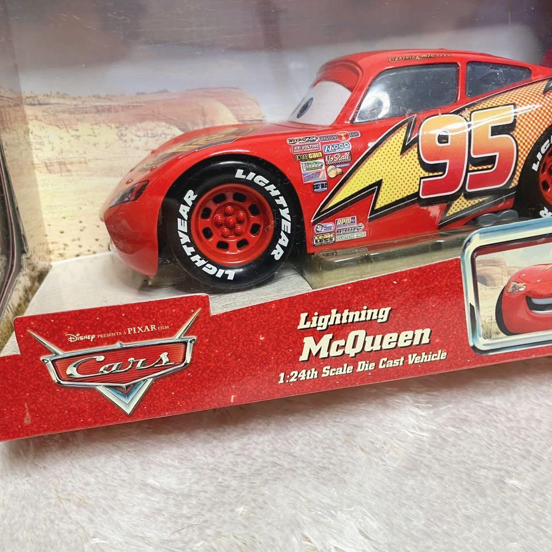 美品 00s ディズニー カーズ ライトニングマックィーン 1/24