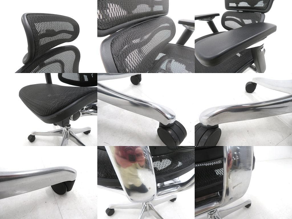 展示品　エルゴヒューマン　プロ　メッシュ　デスクチェア　ゲーミングチェア