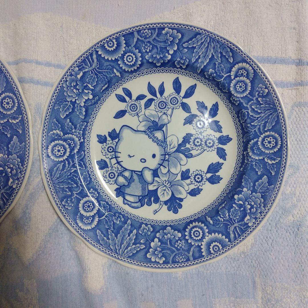 ハローキティ 25周年記念プレート イギリス製 spode 限定品
