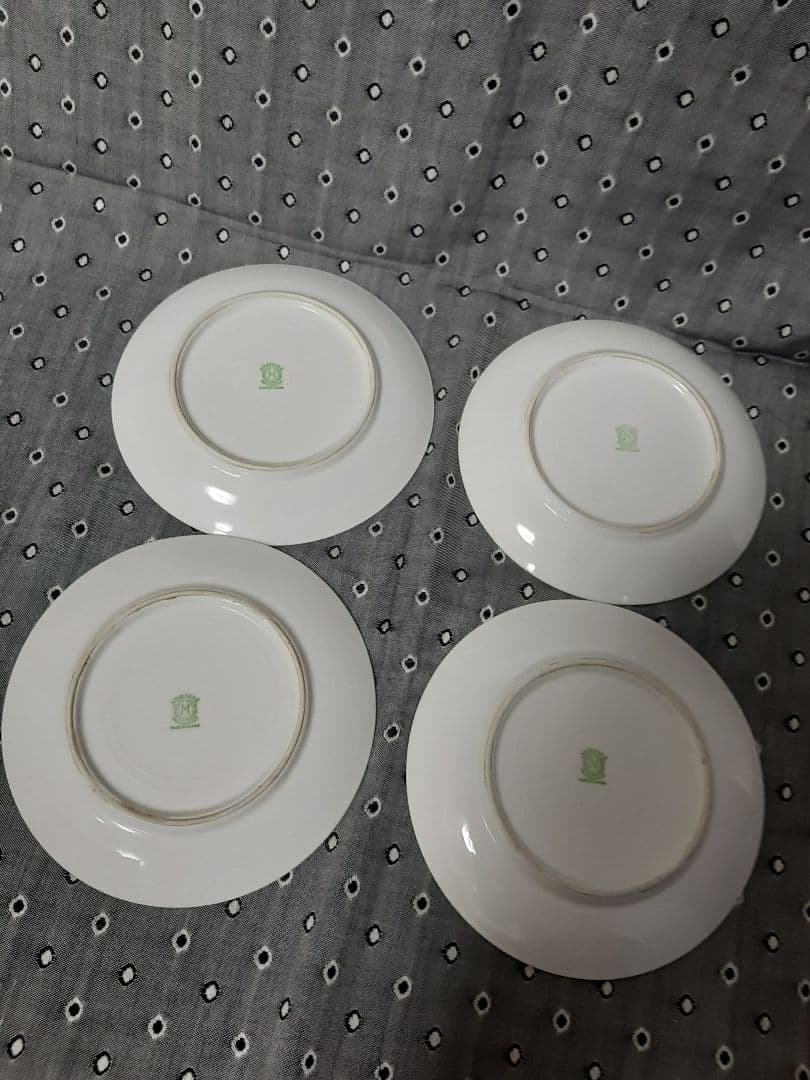 【期間限定】【アンティーク】オールドノリタケ　ハンドペイント　風景画　4枚セット