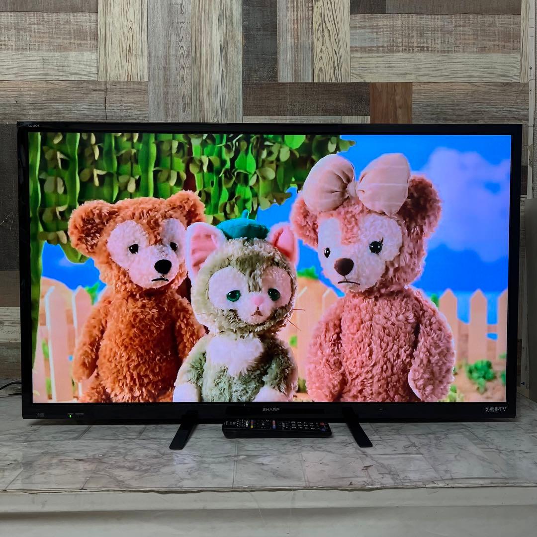 即日受渡❣️全国送料込SHARP 40型液晶テレビ外付けHDD対応裏番組録画