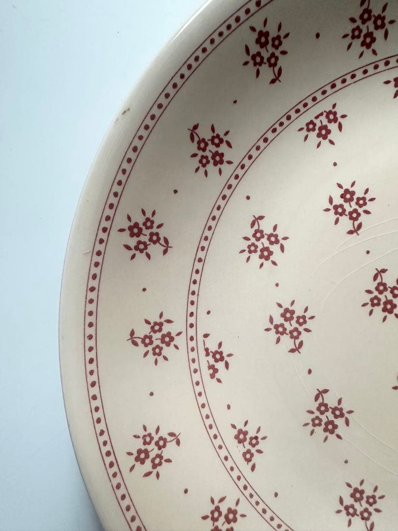 GIEN ジアン 小花の平皿　フランス　ビンテージ　アンティーク　プレート