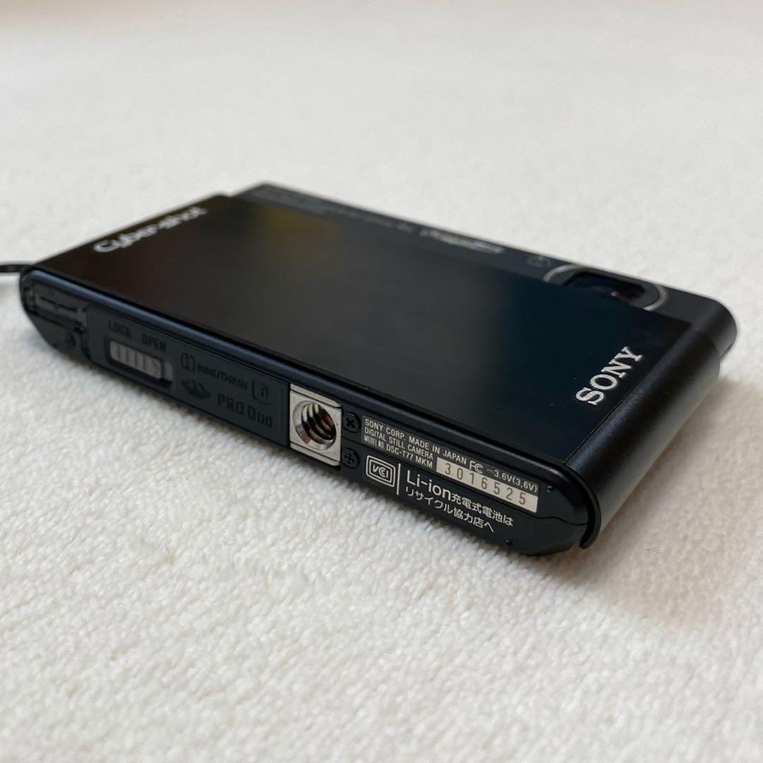 SONY cyber-shot DSC-T77 デジタルカメラ　動作確認済み