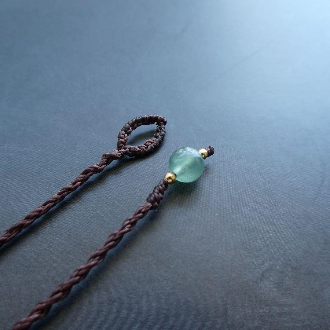 オパールのマクラメネックレス