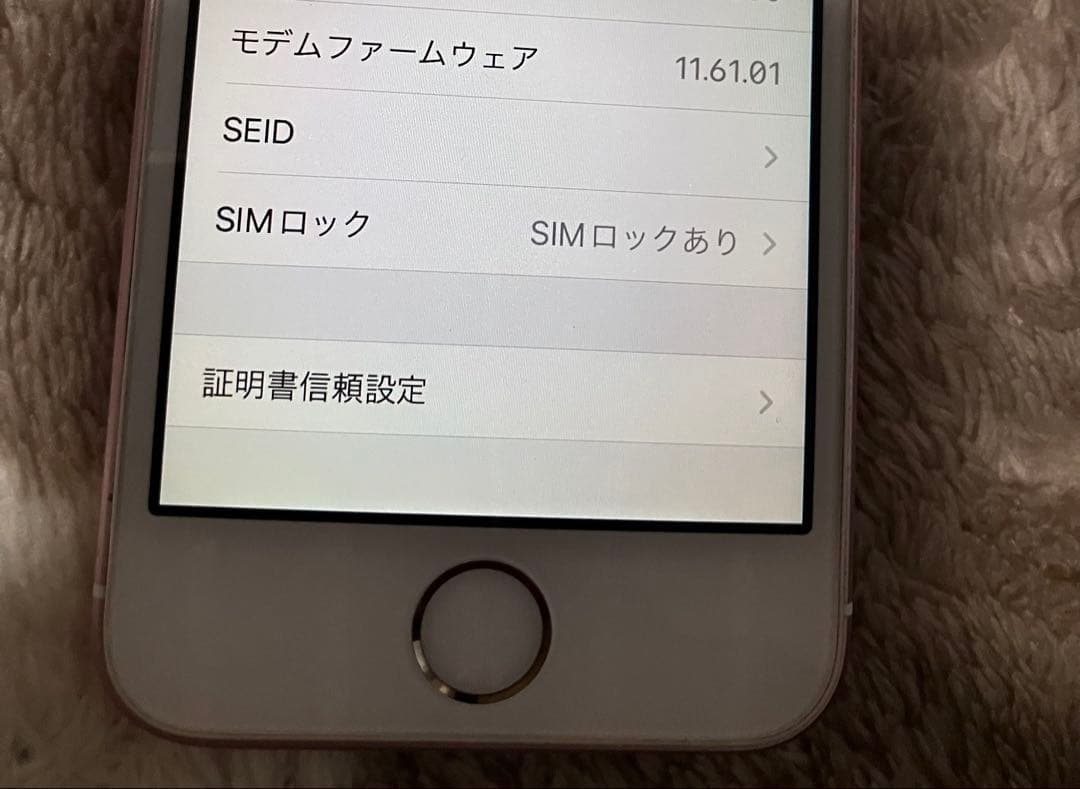 【美品】iPhone SE 第1世代 64GB ローズゴールド
