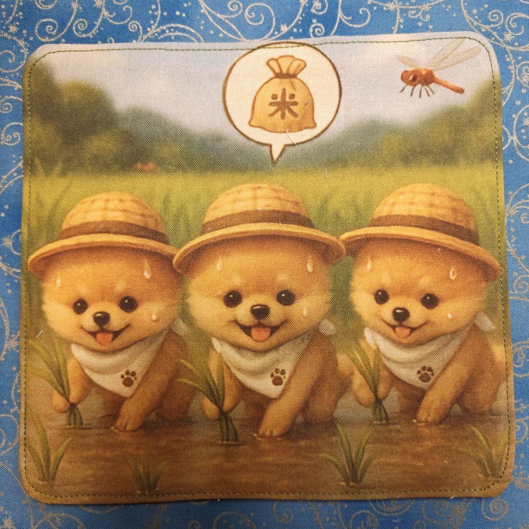 yourelia 　4重ハンカチ　ネコちゃん柄　18枚