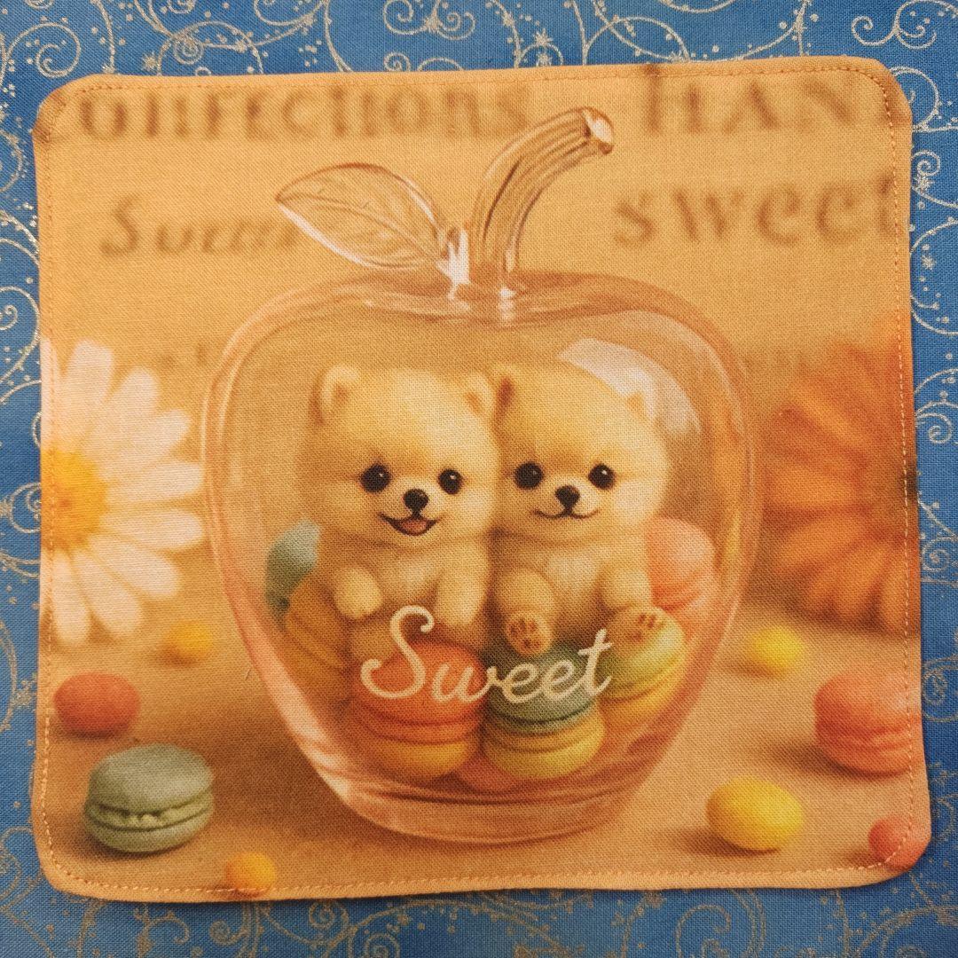 yourelia 　4重ハンカチ　ネコちゃん柄　18枚